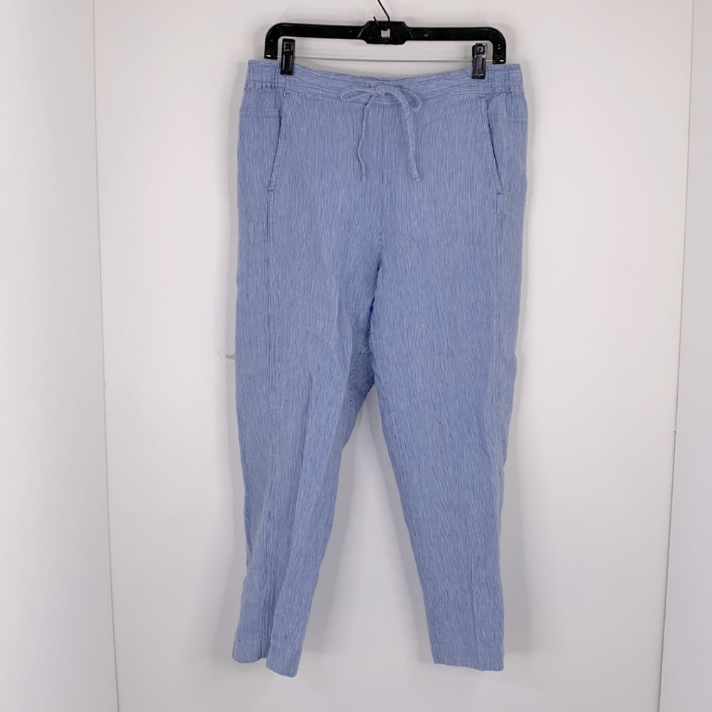 100% Linen Crop Pants / Orvis